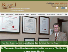 Tablet Screenshot of drbissell.com